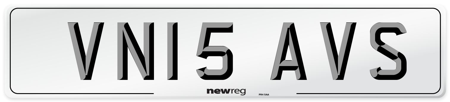 VN15 AVS Number Plate from New Reg